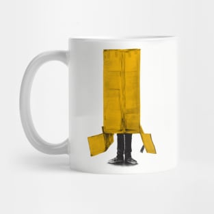 Yellow cardboard box Mug